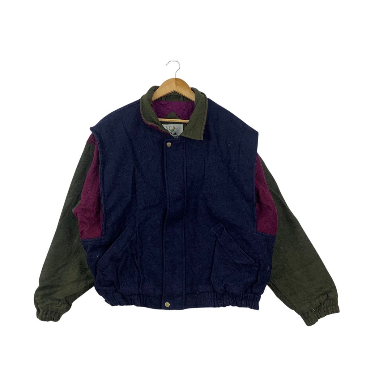 Van Heusen Vintage VAN HEUSEN PLAYERS Collection Varsity Stadium Jacket Size US XL / EU 56 / 4 - 3 Thumbnail