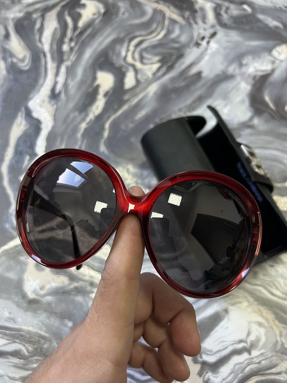 Dolce & Gabbana Rare Oversized Balenciaga style Dolce Gabbana sunglasses Size ONE SIZE - 2 Thumbnail