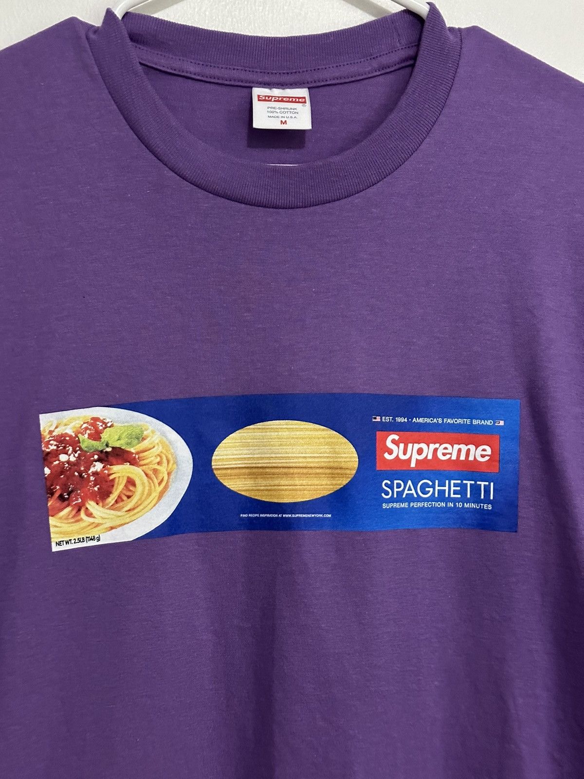 Supreme Supreme Spaghetti Tee Size US M / EU 48-50 / 2 - 2 Thumbnail