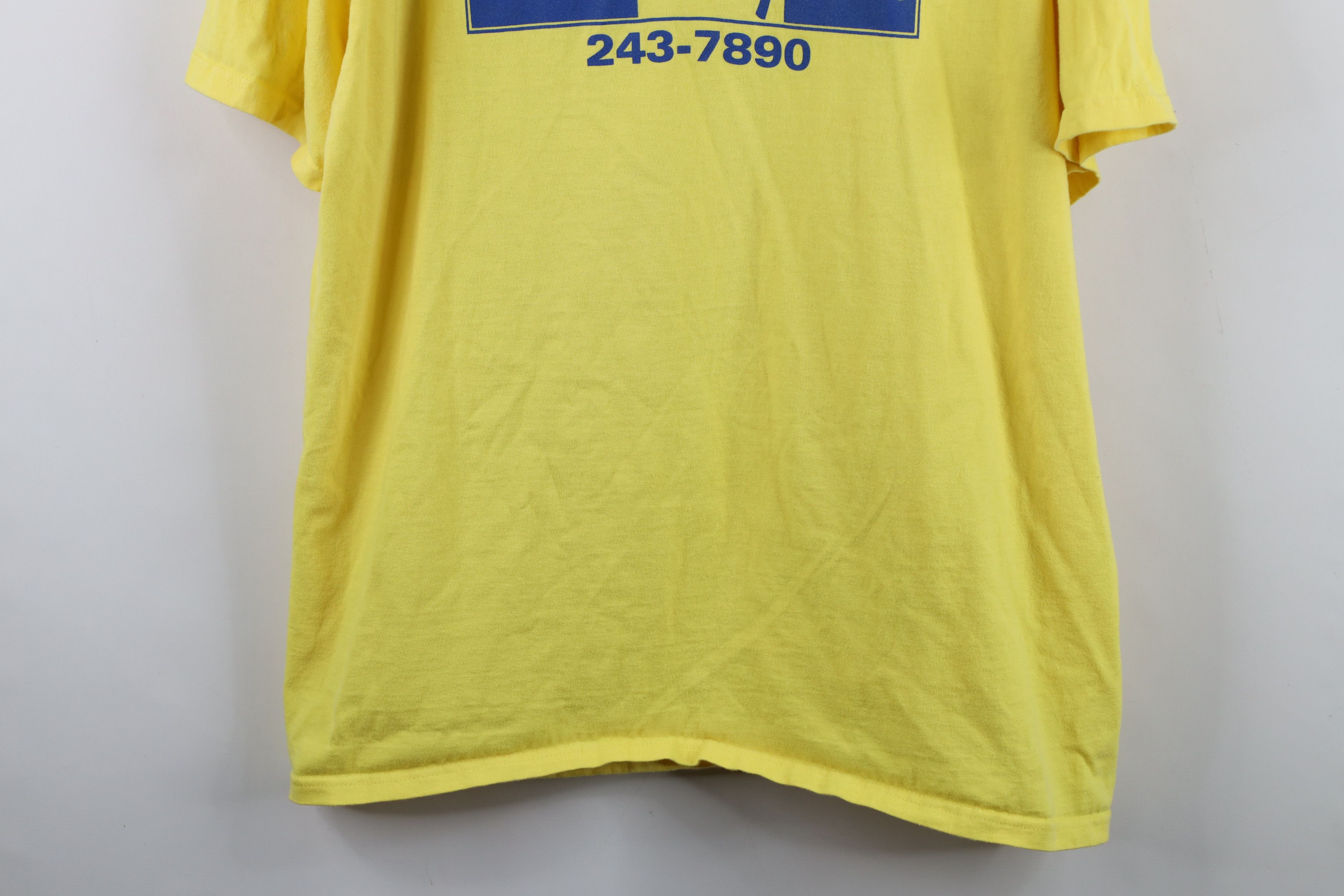 Vintage Vintage Y2K Finkbeiner Toledo Ohio Mayor T-Shirt Yellow Size US XL / EU 56 / 4 - 3 Thumbnail