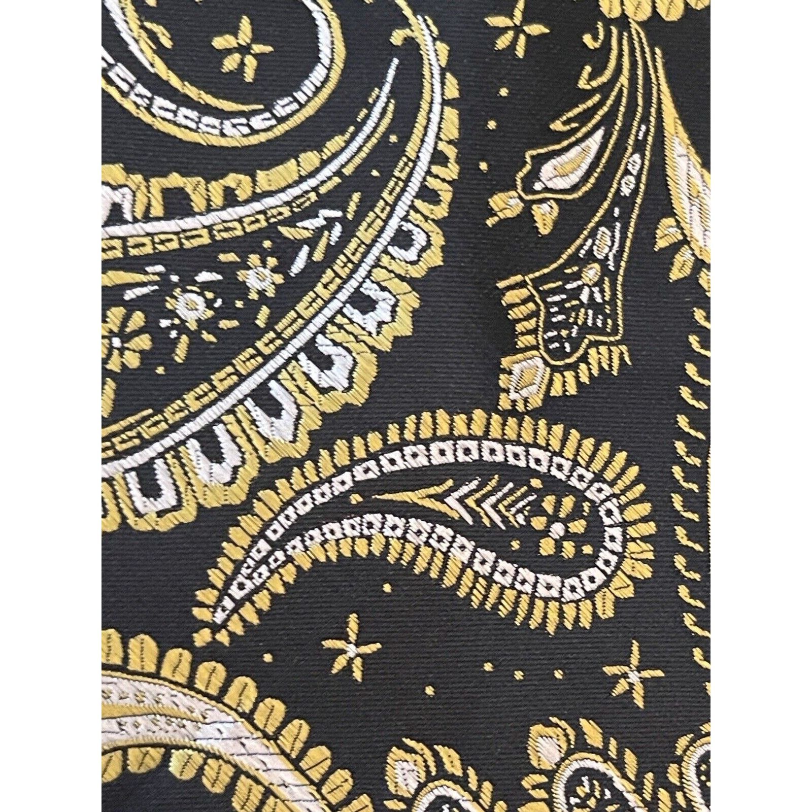Stacy Adams Stacy Adams Hand Made Black Gold Polyester Made In China Size ONE SIZE - 9 Thumbnail