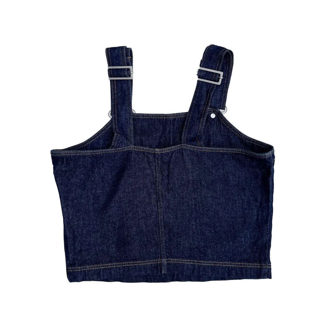 Levi's × Vintage Levi’s Silvertab 1990 90s Vintage Blue Denim Jean Tank Top Size S / US 4 / IT 40 - 2 Thumbnail