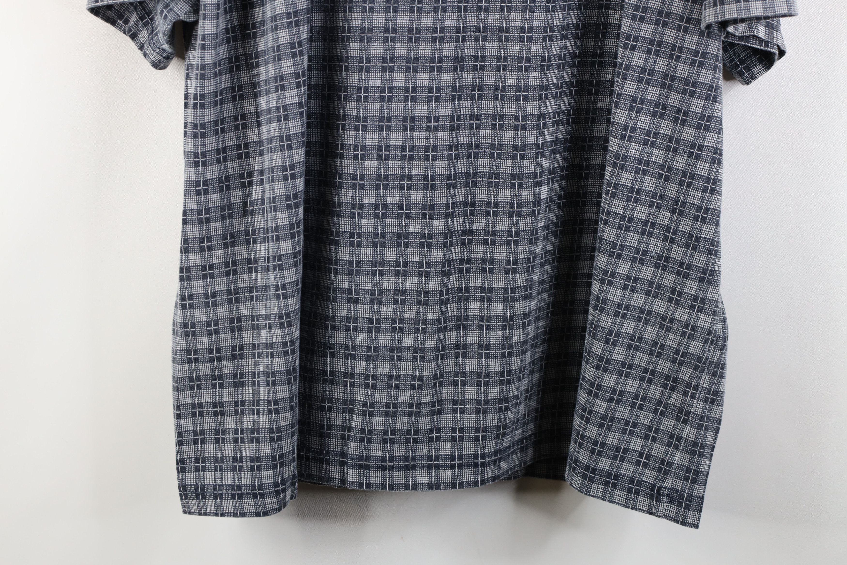 Vintage Vintage 90s Streetwear Fit Collared Golf Polo Shirt Plaid Size US XXL / EU 58 / 5 - 12 Thumbnail
