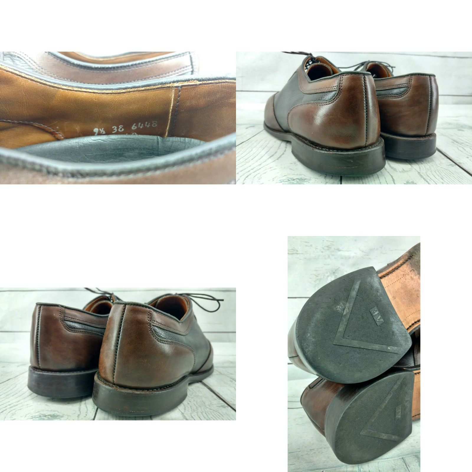 Allen Edmonds Allen Edmonds Oxfords Dress Brown Cap Toe Two Tone Leather Size 9.5 Mens Shoes Size ONE SIZE - 8 Thumbnail