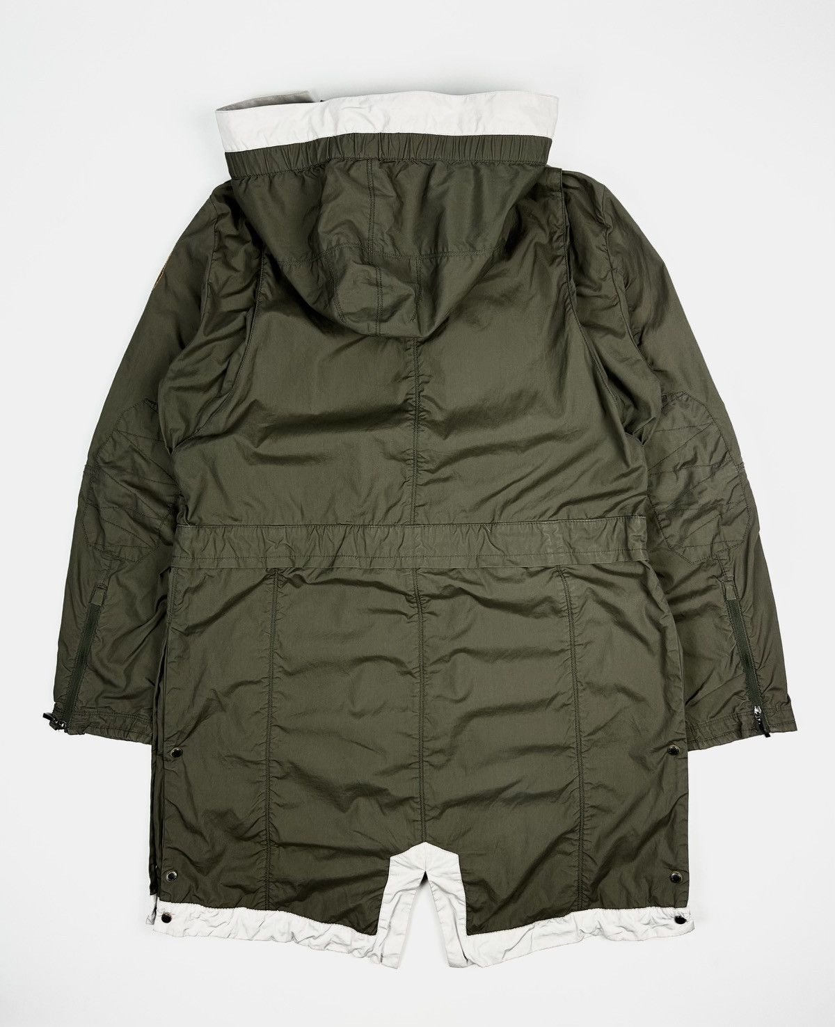 Parajumpers Parajumpers Long Parka Multipocket Windbreaker Jacket Size L / US 10 / IT 46 - 7 Thumbnail