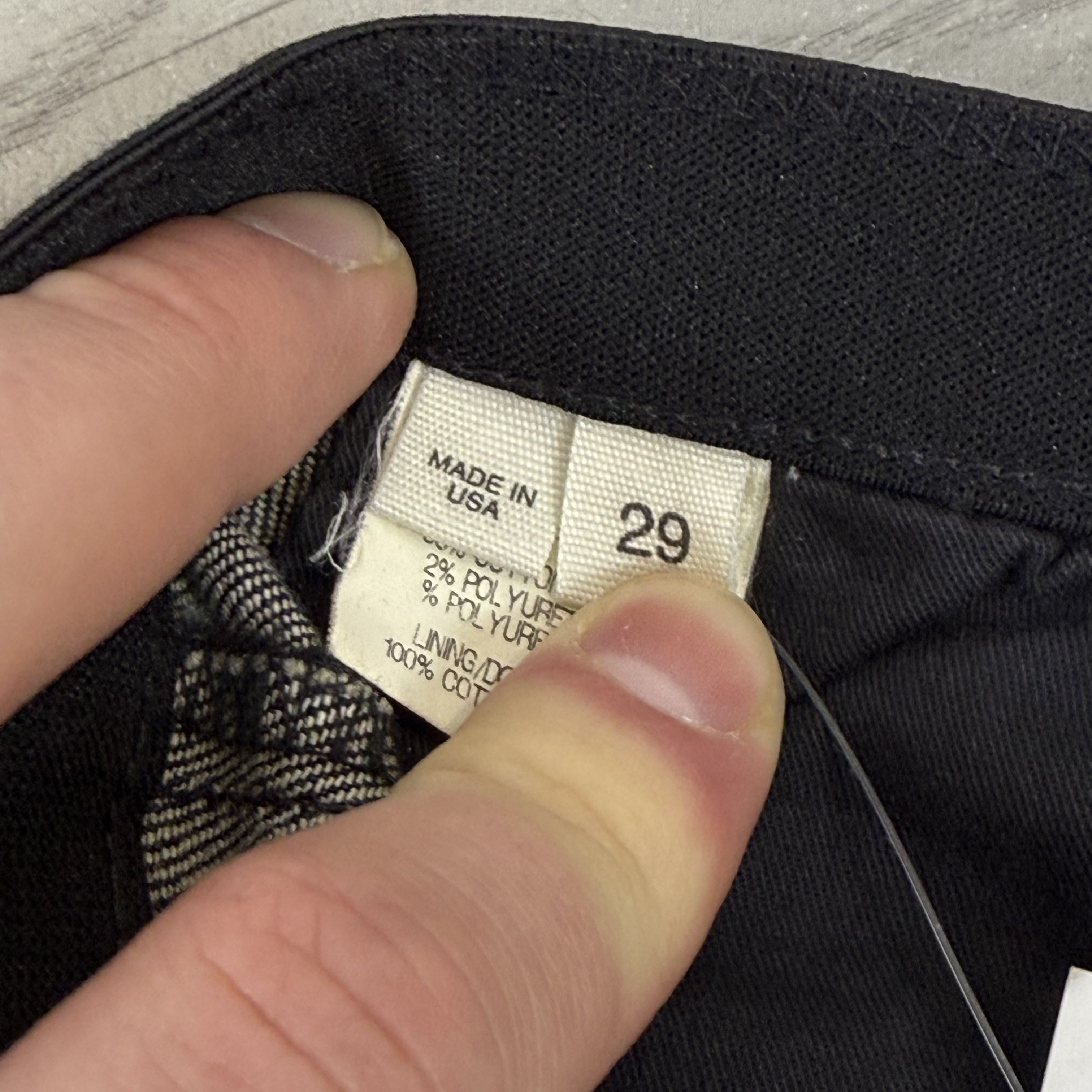 Helmut Lang Vintage Helmut Lang 00s Printed Graphic Jeans Leggins Pants Size 29" - 9 Thumbnail