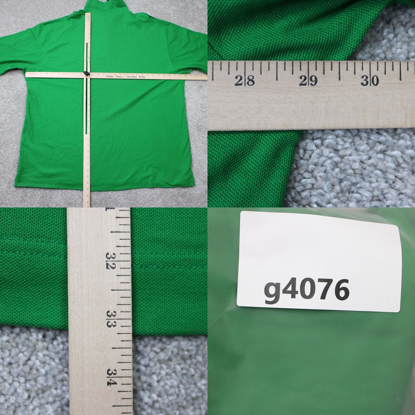 Vintage Kani Gold Polo Shirt Mens 3XL Green Graphic Pique Cotton/Poly Short Sleeve Shirt Polo Size US XXL / EU 58 / 5 - 8 Thumbnail
