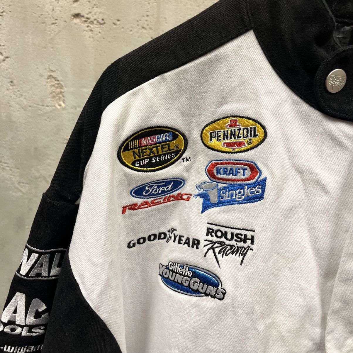NASCAR Y2K VintageTeam Caliber NASCAR Embroidered Racing Jacket L Size US L / EU 52-54 / 3 - 2 Thumbnail