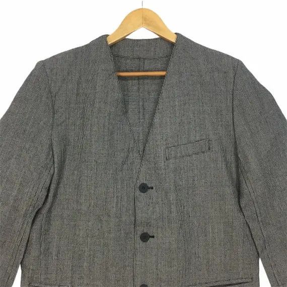 Yohji Yamamoto Vtg Y’s YOHJI YAMAMOTO 3 Button Blazer Suit Sport Coat Size 44R - 2 Thumbnail