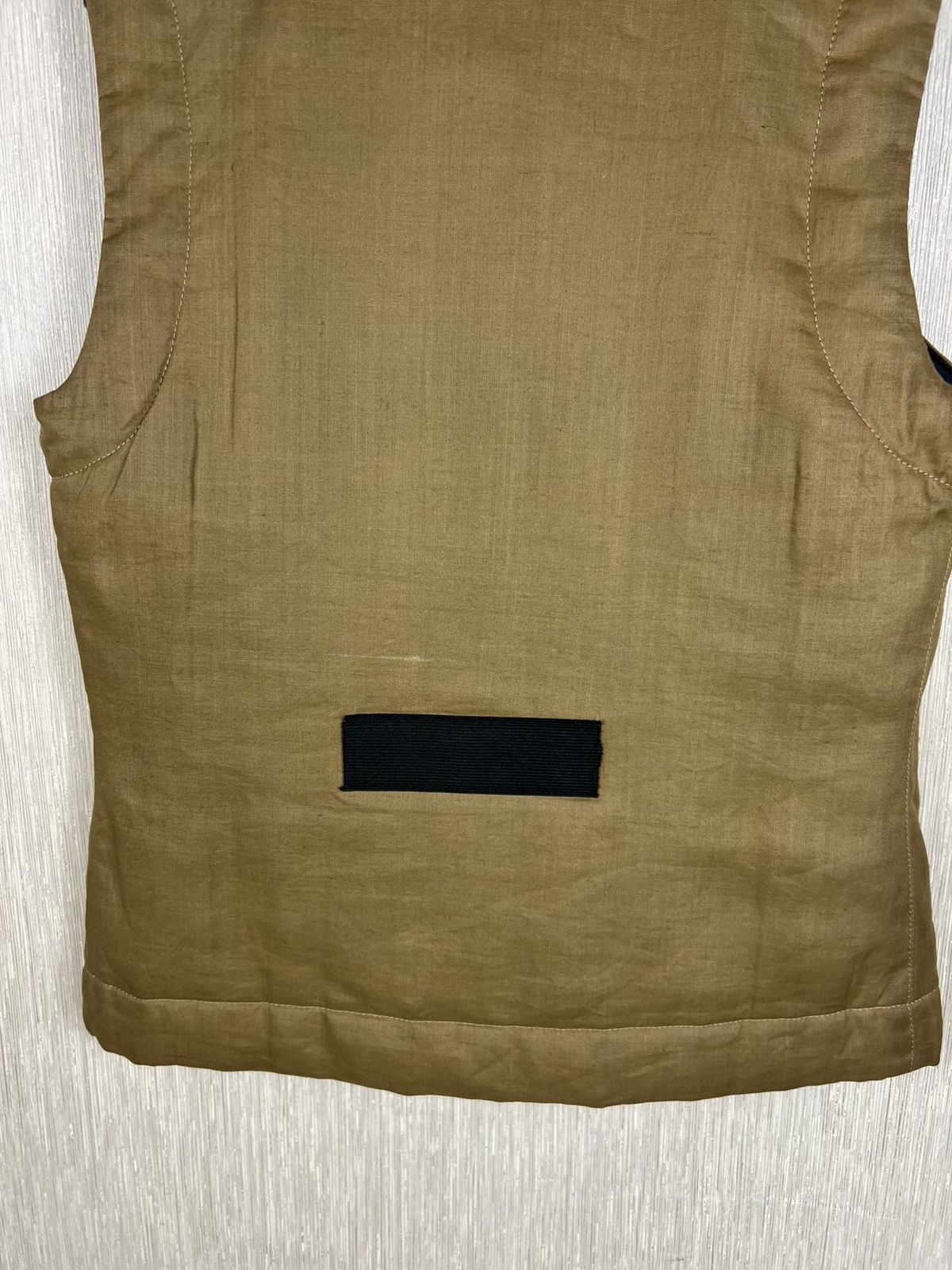 Dirk Bikkembergs Vintage 90s Dirk Bikkembergs linen buckle vest sleeveless Size M / US 6-8 / IT 42-44 - 13 Thumbnail