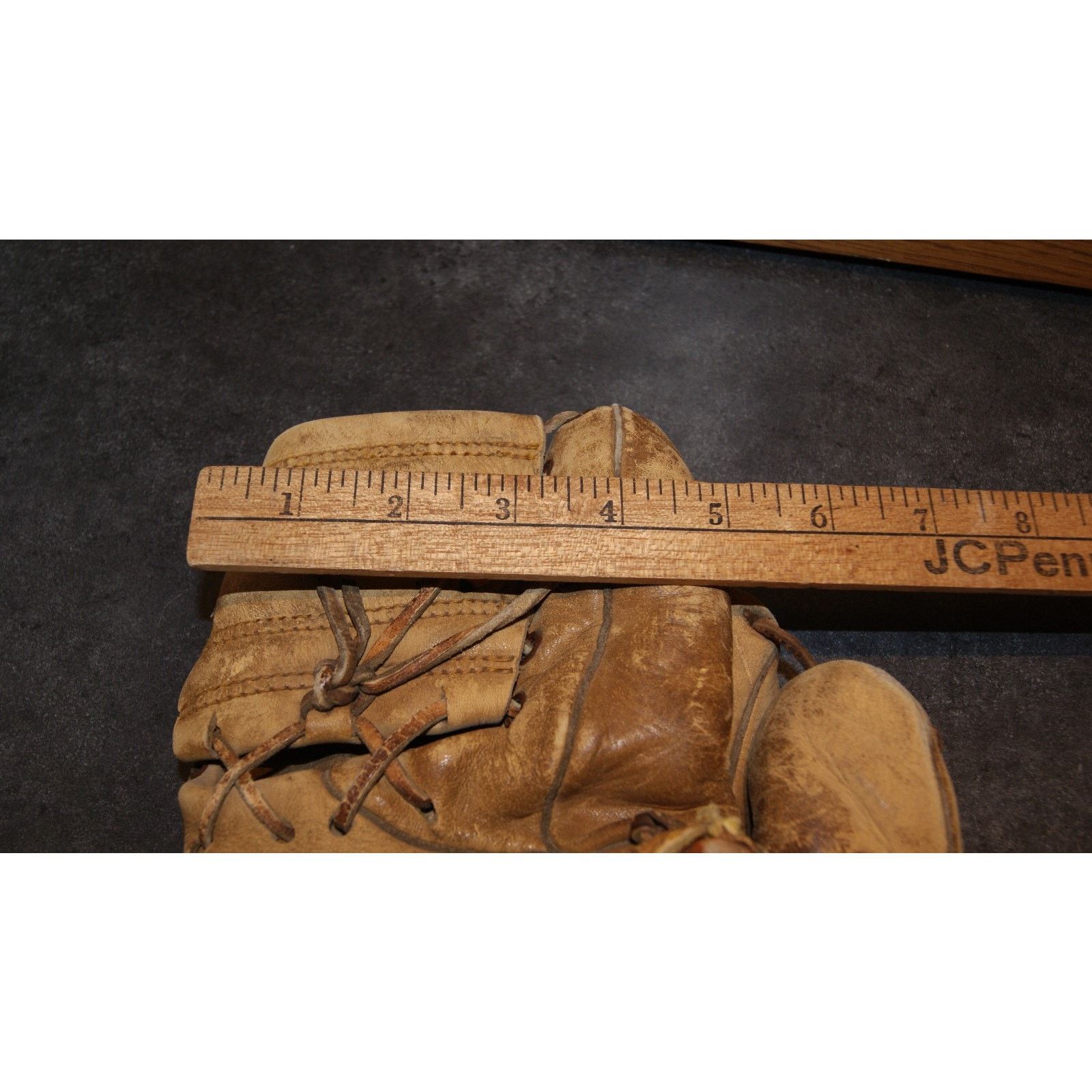Vintage VTG 1957 Rawlings LB10 Burdette Baseball Glove World Braves Size ONE SIZE - 12 Thumbnail