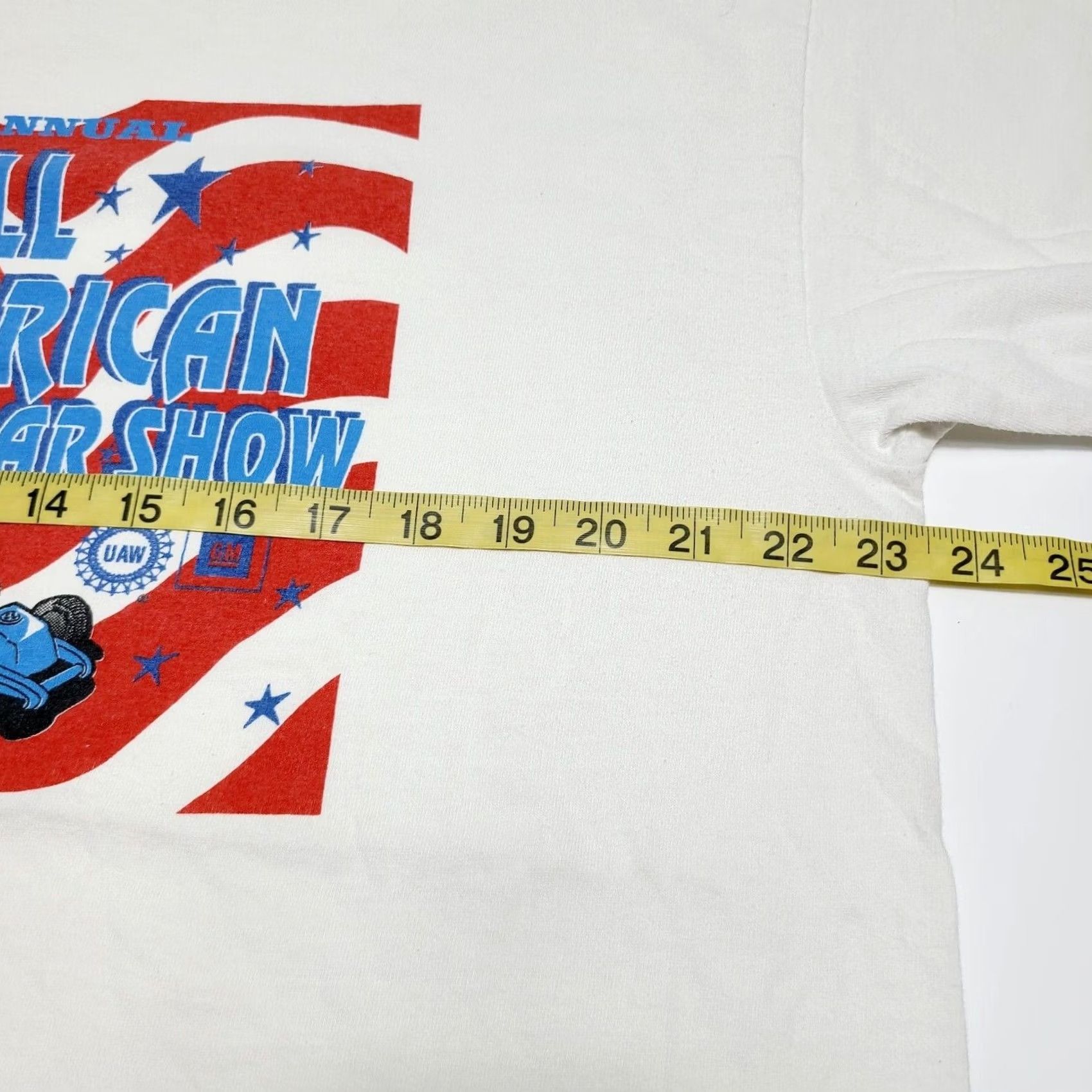 Vintage VINTAGE Hot Rod T-shirt XL 1998 Michigan UAW GM All American Classic Car Show 90s Mens Size US XL / EU 56 / 4 - 4 Thumbnail