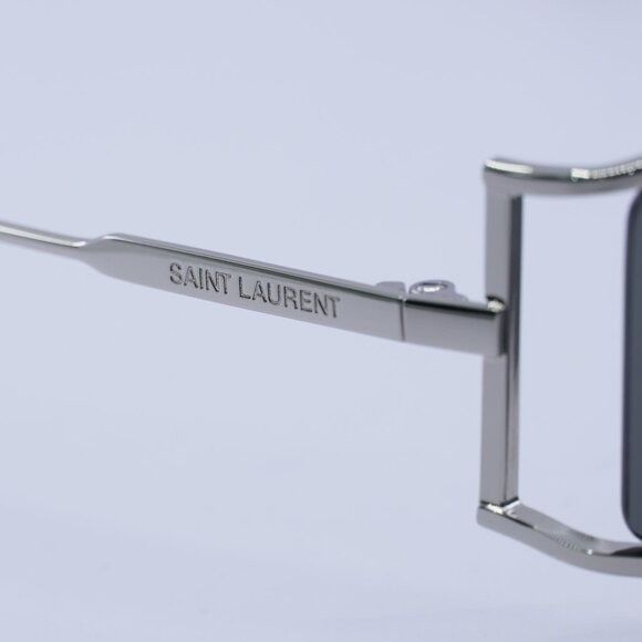 Saint Laurent Paris 🕶️ New Saint Laurent SL606 002 Silver Sunglasses Size ONE SIZE - 10 Thumbnail