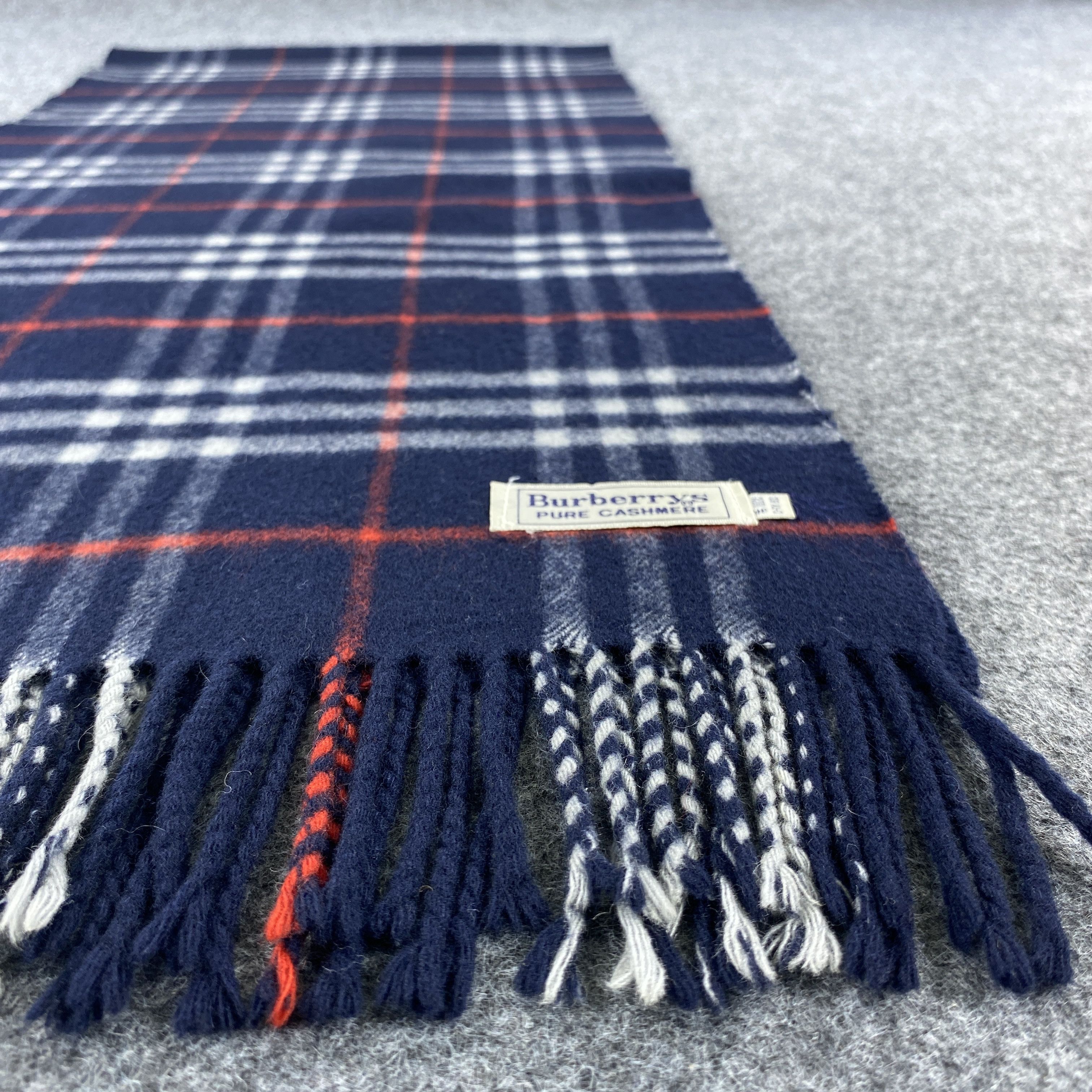 Burberry × Vintage GF10660 Burberry Scarf Neck Wear Muffler Nova Check Size ONE SIZE - 7 Thumbnail