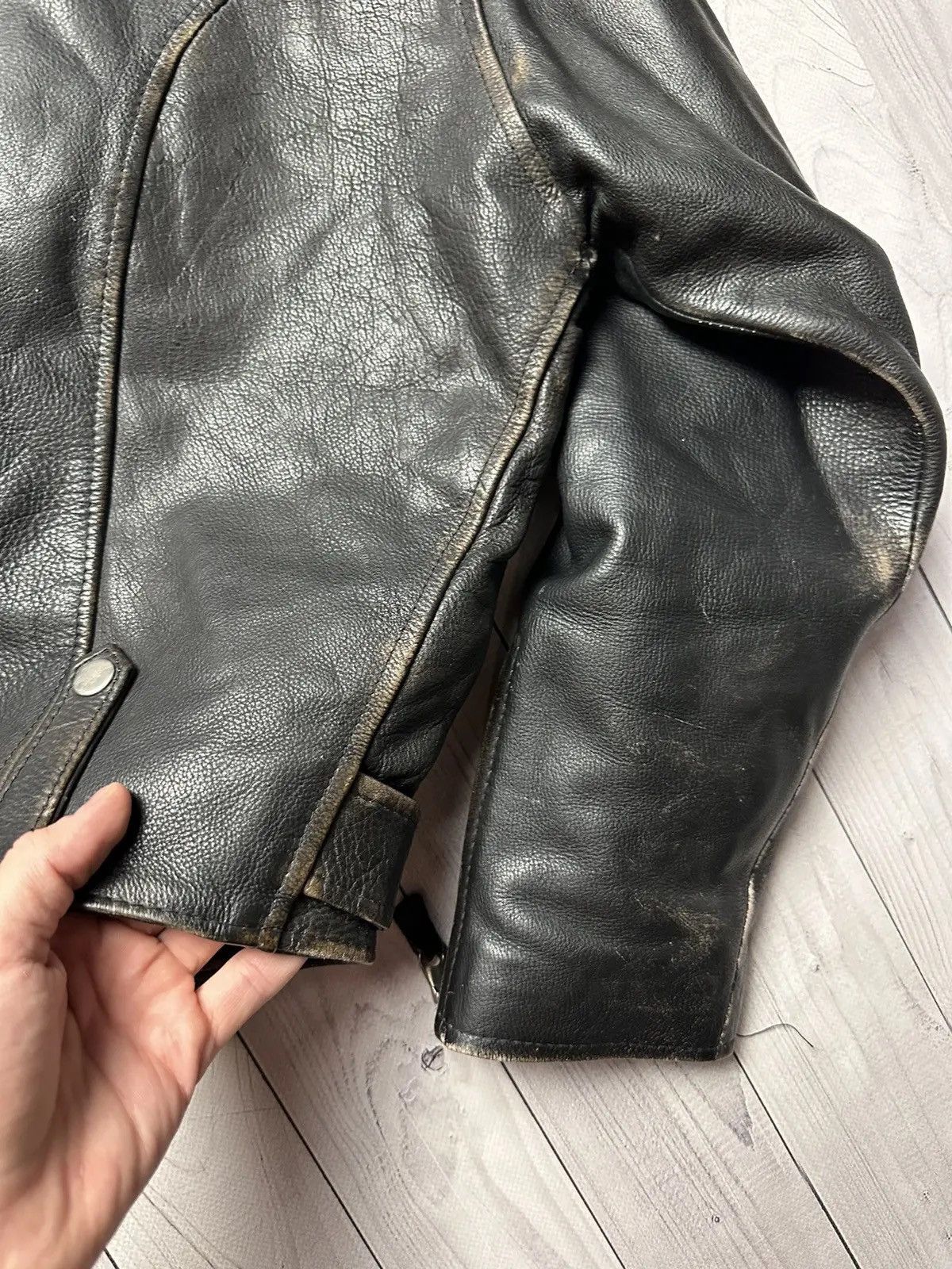 greco Giovanni by H. Greco Leather Jacket vintage brown fade Size M / US 6-8 / IT 42-44 - 11 Thumbnail