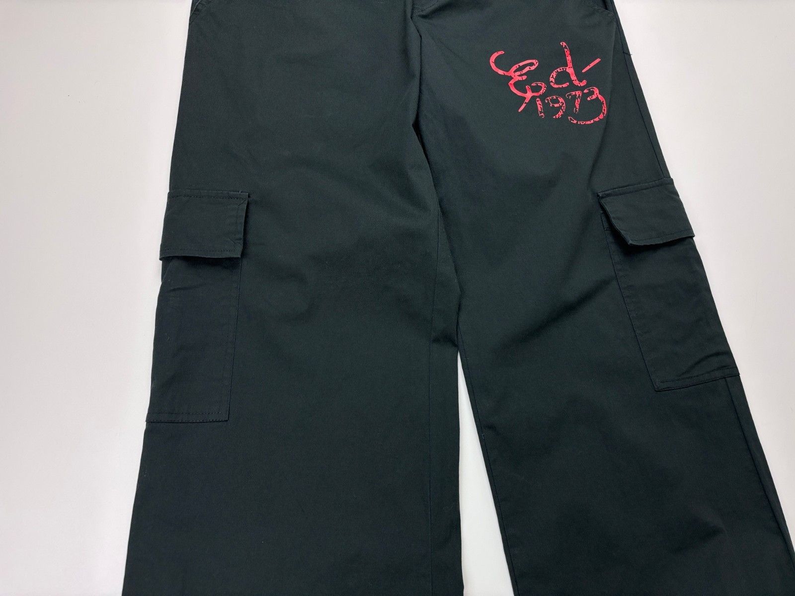 Ed Hardy Womens Ed Hardy x Urban Outfitters Cargo Pants Black Size XS Size 28" / US 6 / IT 42 - 4 Thumbnail