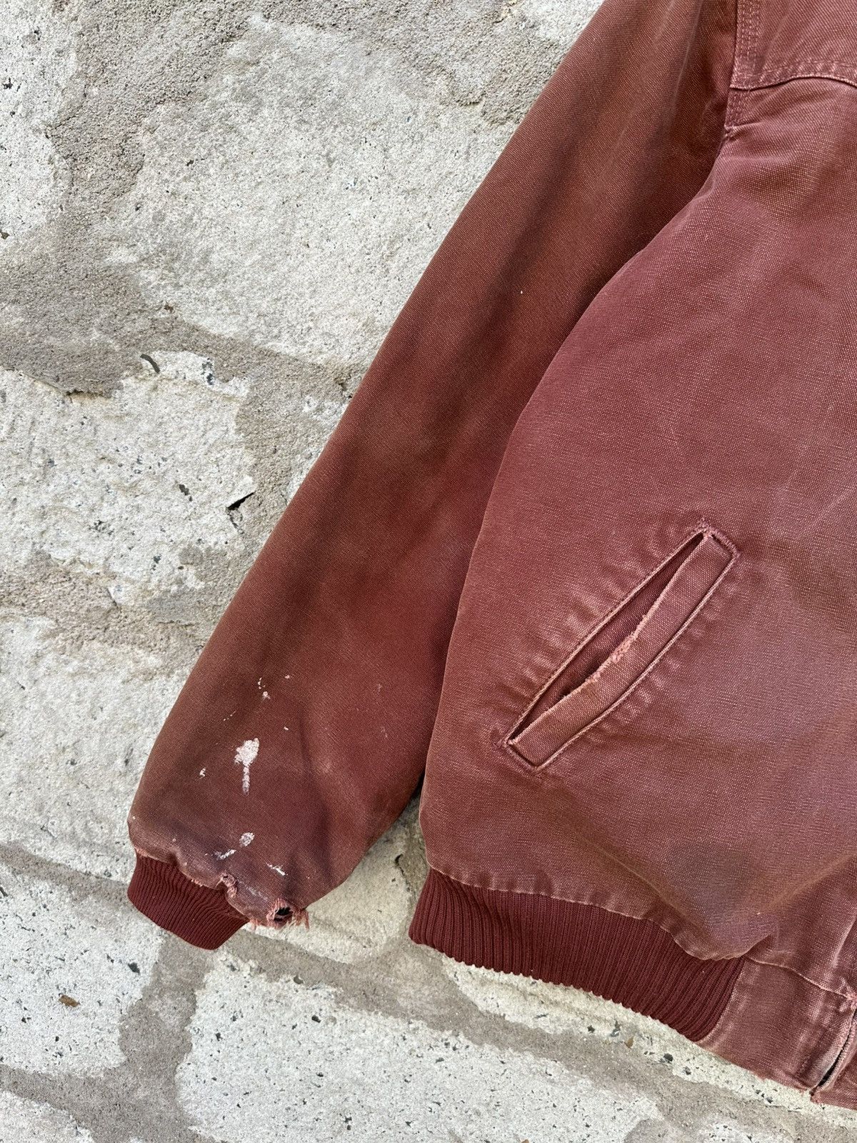 Carhartt × Vintage Fades Reddish Brown Carhartt J14 CLY Duck jacket Size US L / EU 52-54 / 3 - 4 Thumbnail