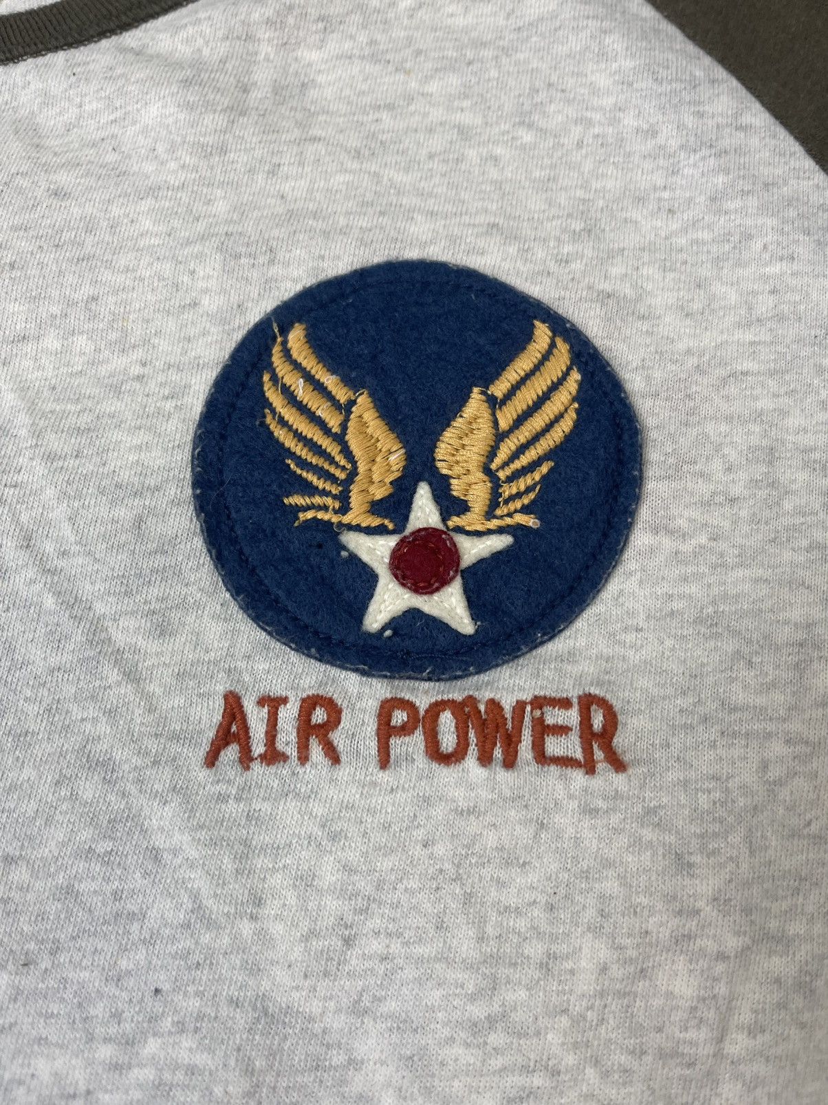 Avirex Vintage Avirex Army Air Force Long Sleeve Tshirt Size US XL / EU 56 / 4 - 8 Thumbnail