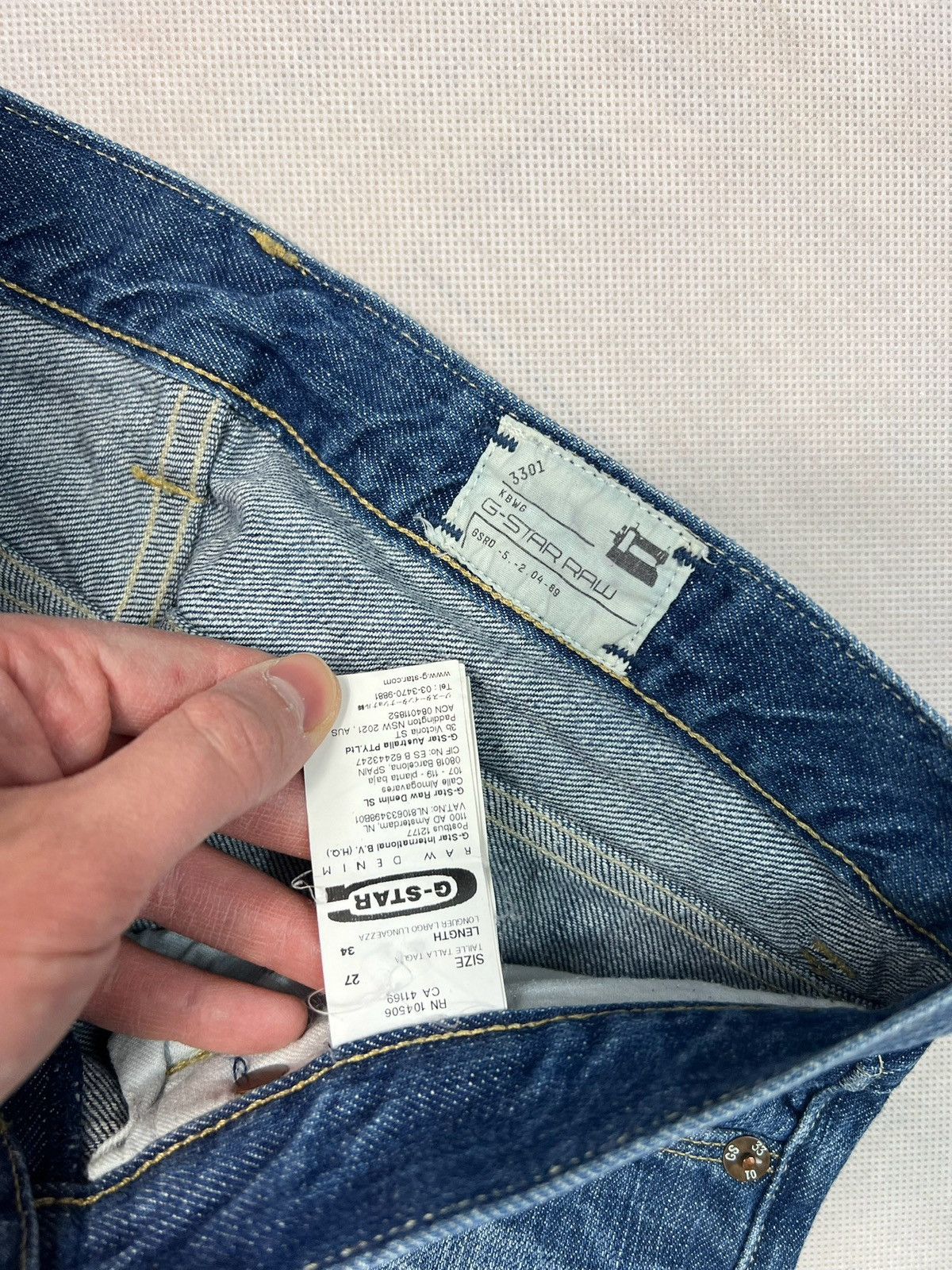 G-Star Pants G Star RAW Jeans Logo Denim Size US 31 - 4 Thumbnail