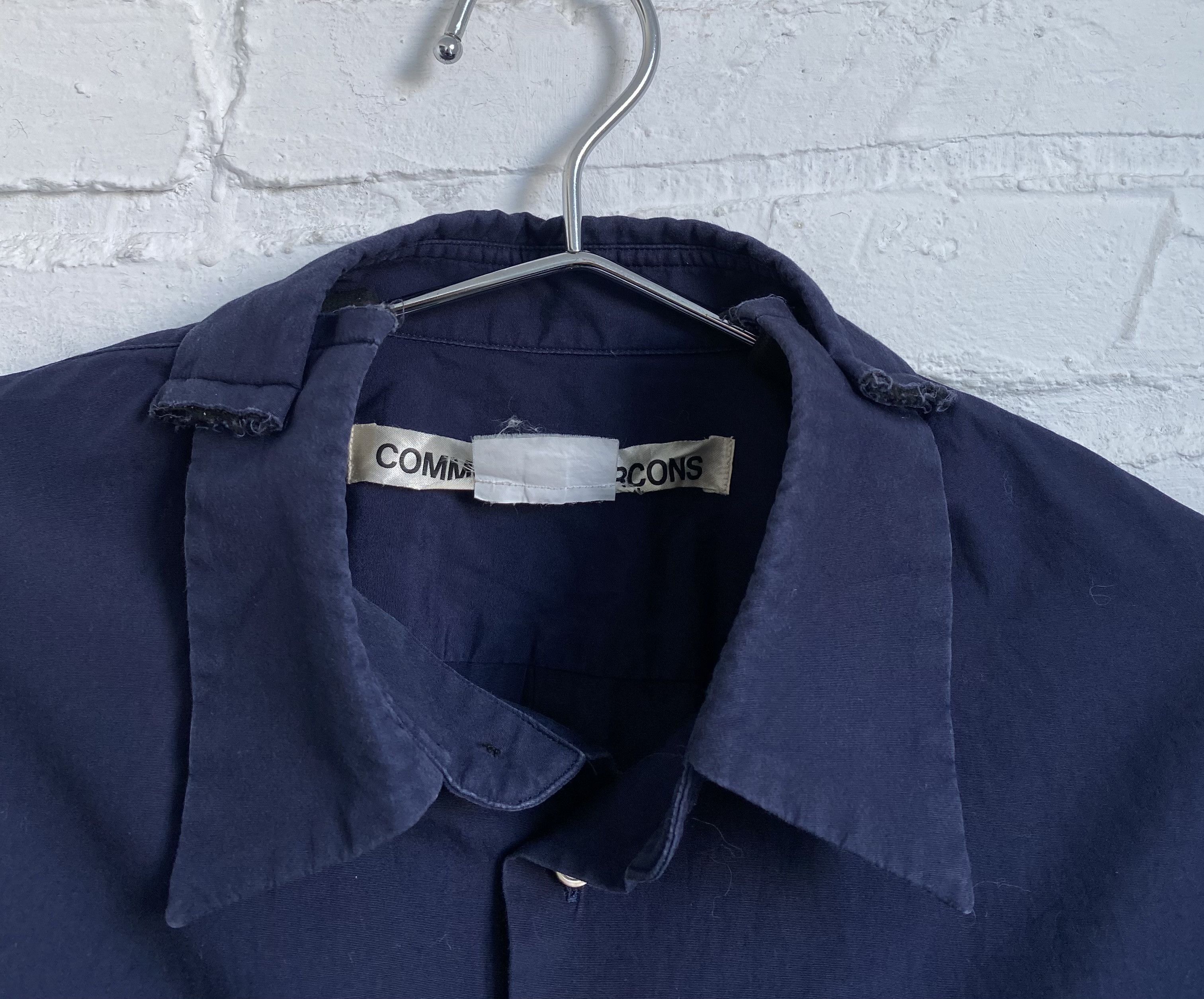 Comme des Garcons × Japanese Brand Comme des Garcons reconstructed long button shirt Size US S / EU 44-46 / 1 - 2 Thumbnail