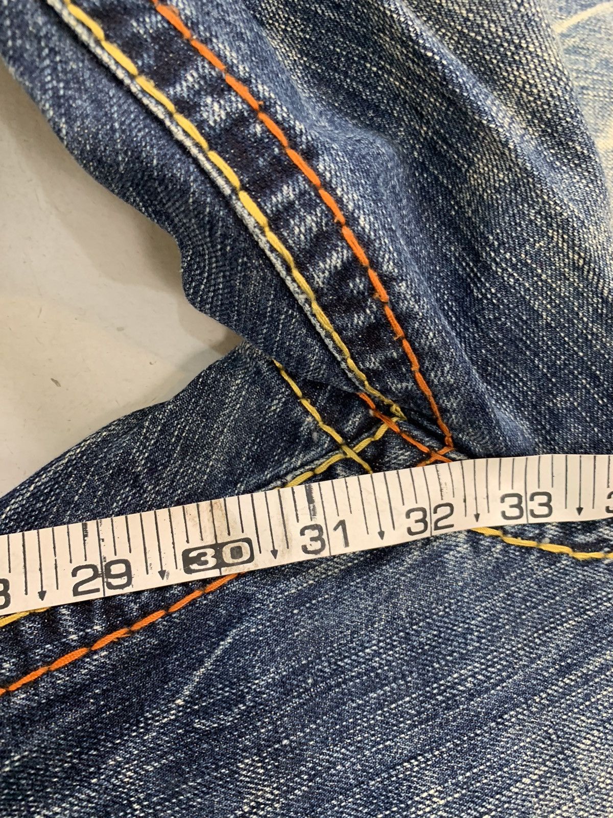 Japanese Brand Vintage Evisu inspired denim Size US 34 / EU 50 - 12 Thumbnail