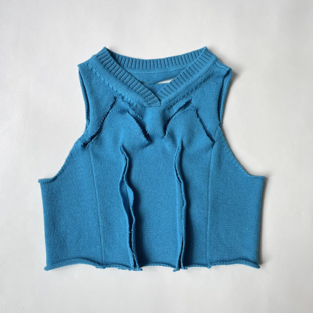 Maison Margiela A/W 18 Sample Cut Out Sweater Vest Size S / US 4 / IT 40 - 18 Thumbnail