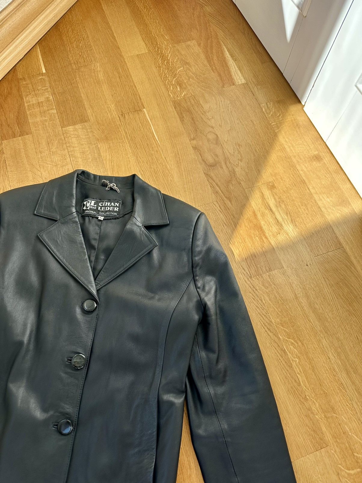 Vintage Vintage Crazy Biker Leather Jacket Y2K Size L / US 10 / IT 46 - 5 Thumbnail