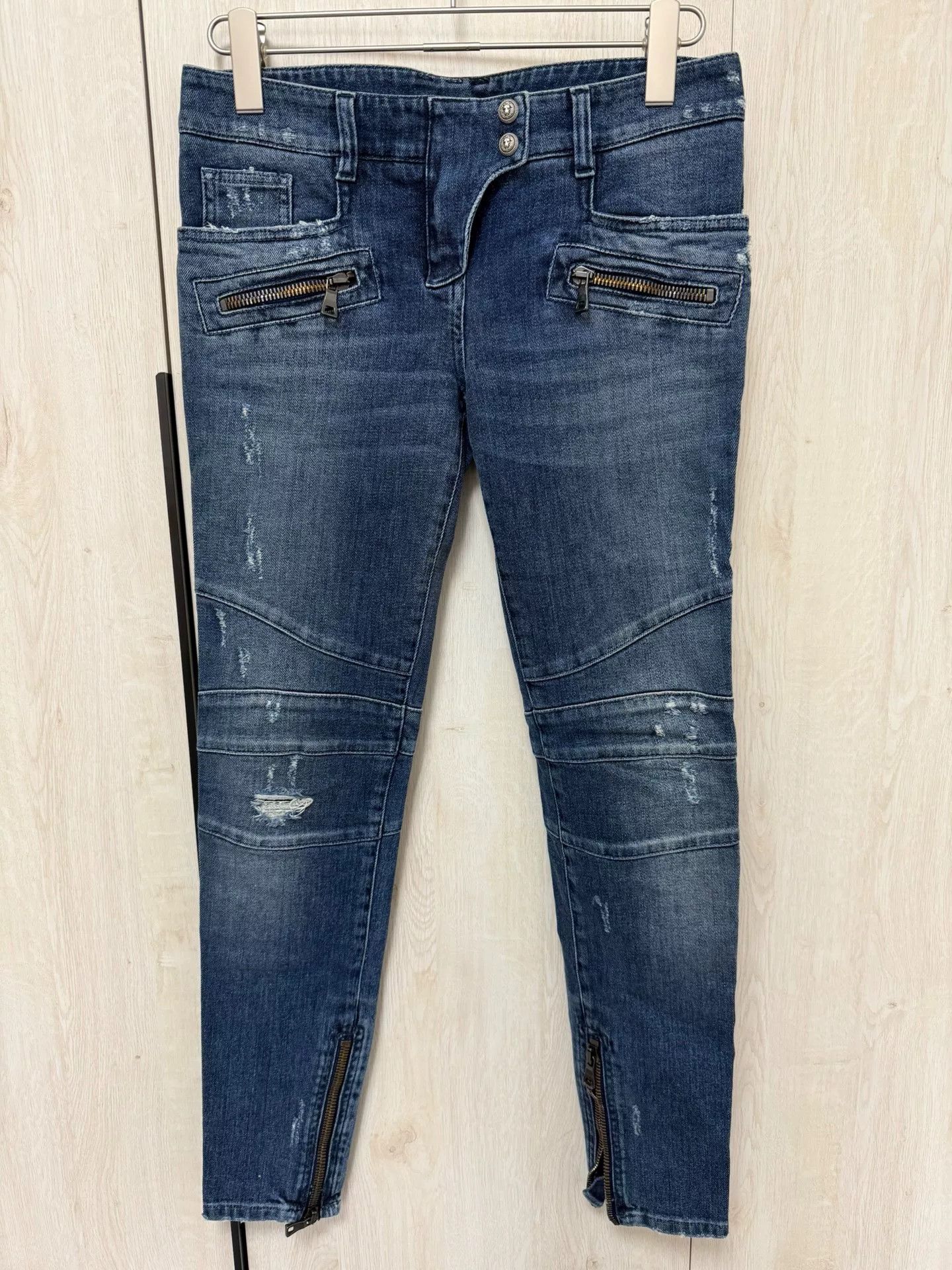 Balmain balmain classic washed blue denim pants Size 38" / US 16 / IT 52 - 1 Thumbnail