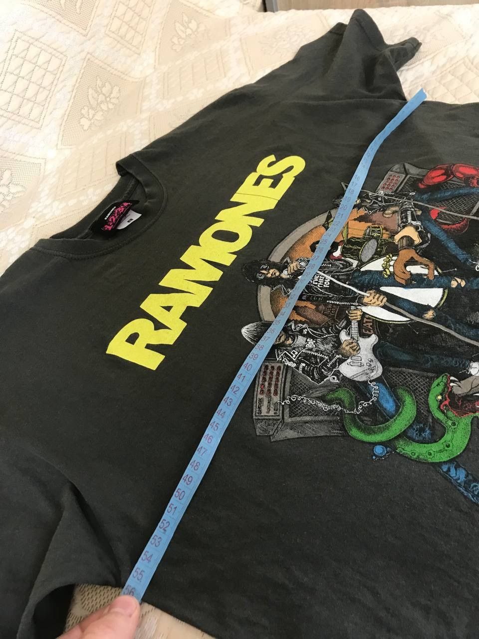 Band Tees × Vintage 🔥 Vintage 90s RAMONES Punk Rock Band T-shirt 1999 Tour Size US XL / EU 56 / 4 - 8 Thumbnail