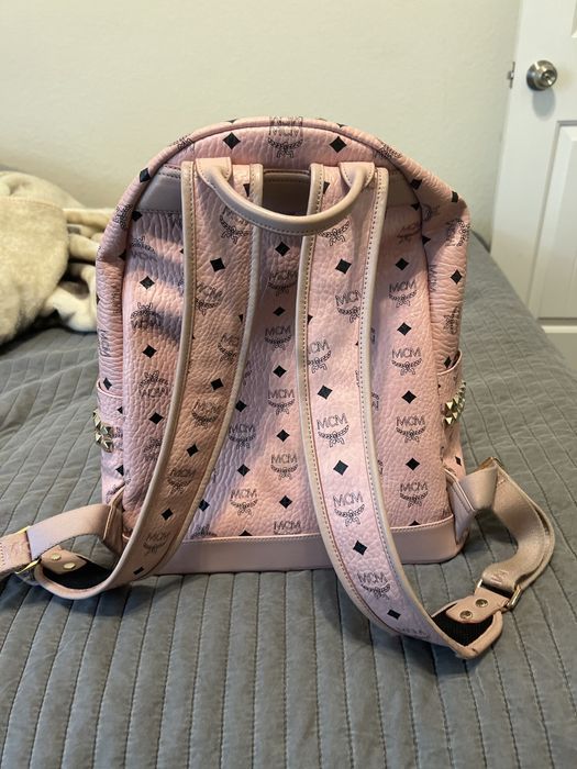 MCM MCM medium backpack pink Grailed