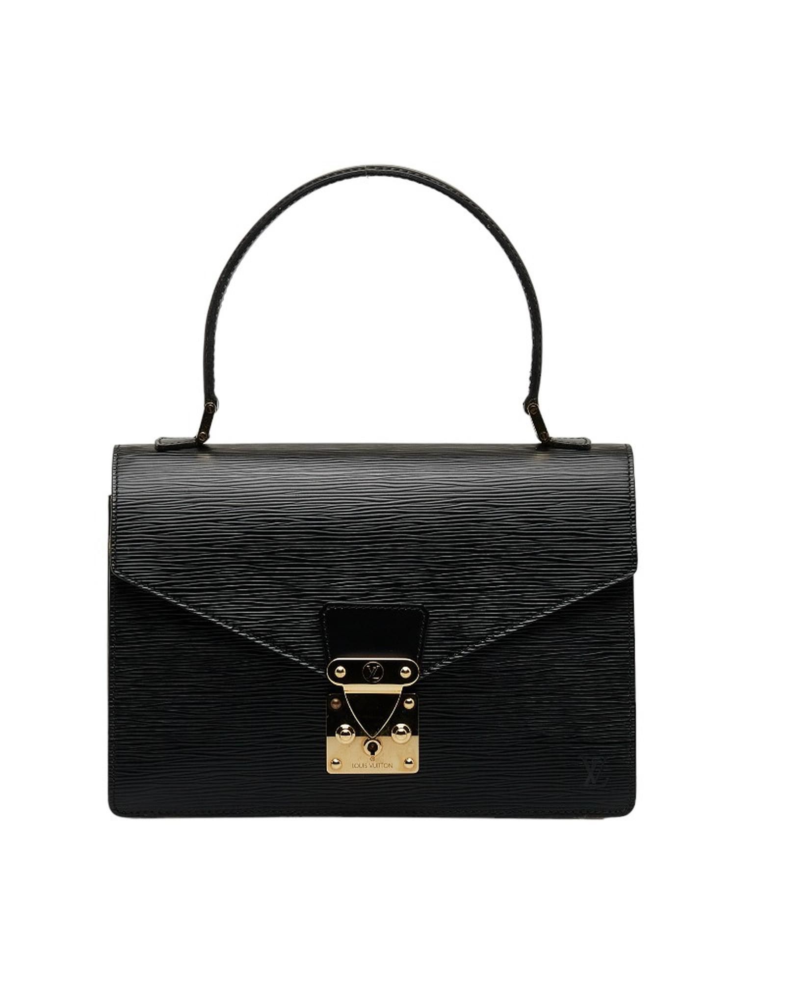 image of Louis Vuitton Black Epi Concorde Bag In B Condition, Women's