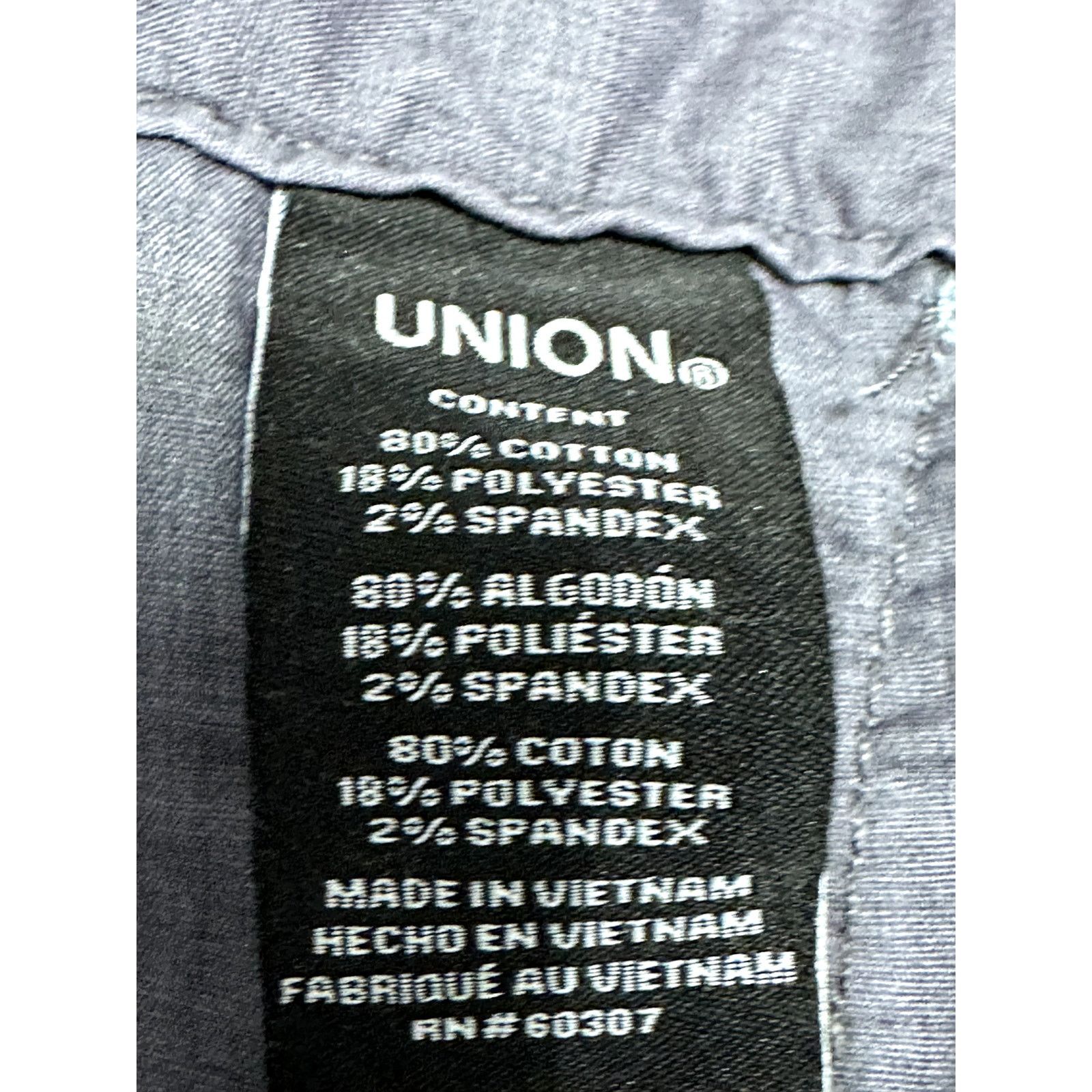 Other Union Casual Shorts Chino Style Flat Front Blue M 36R NWOT Size US 36 / EU 52 - 10 Thumbnail