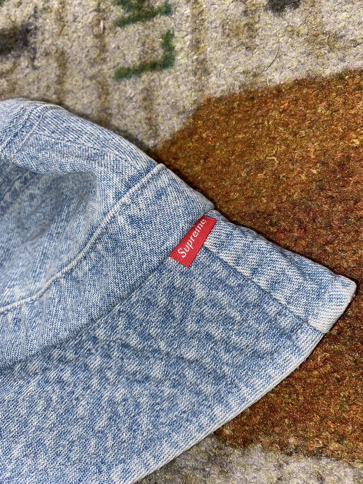 Supreme Supreme Denim Crusher Blue (SMALL/MEDIUM) Size ONE SIZE - 2 Thumbnail