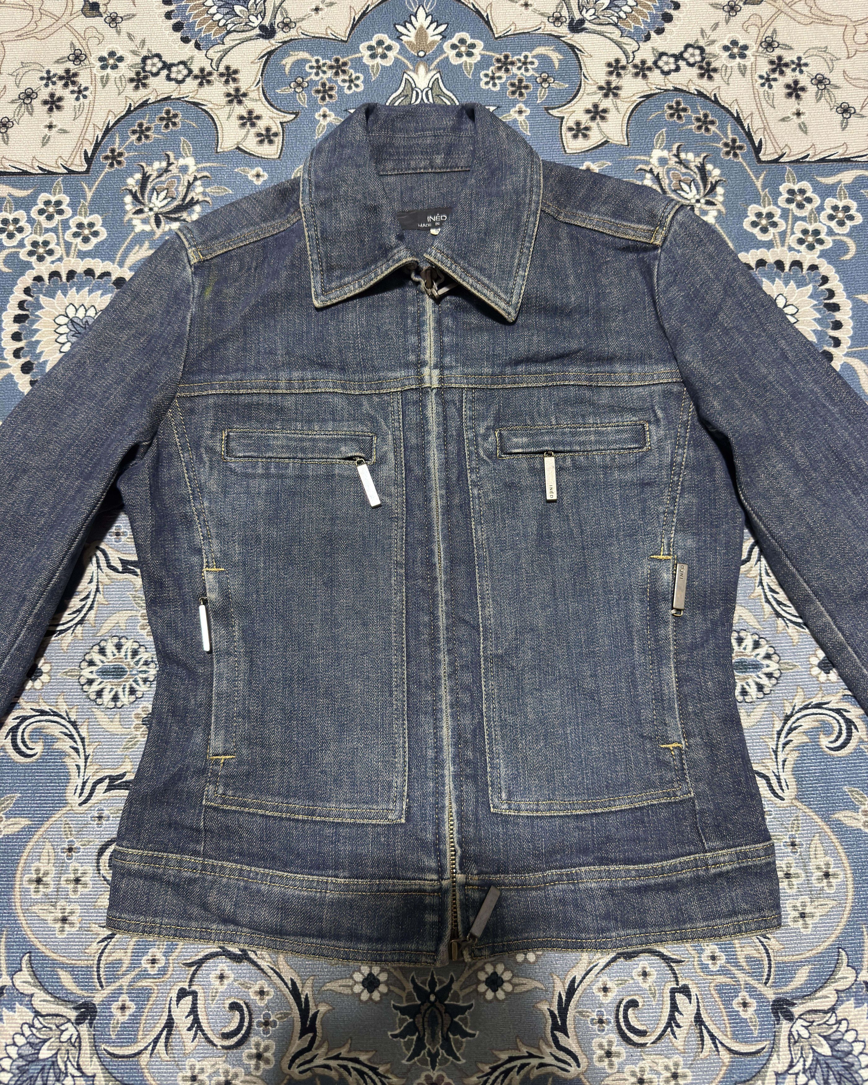 Japanese Brand × Yohji Yamamoto Ined by Yohji Yamamoto Denim Trucker Jacket Size S / US 4 / IT 40 - 3 Thumbnail