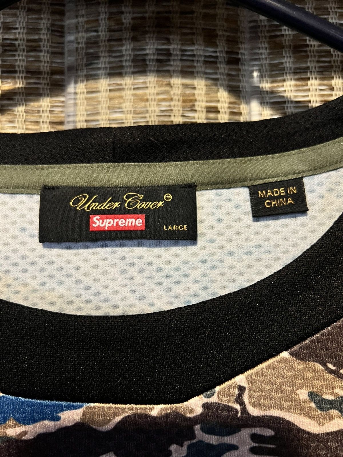 Supreme × Undercover Supreme .X. Undercover anti you moto jersey Size US L / EU 52-54 / 3 - 6 Thumbnail
