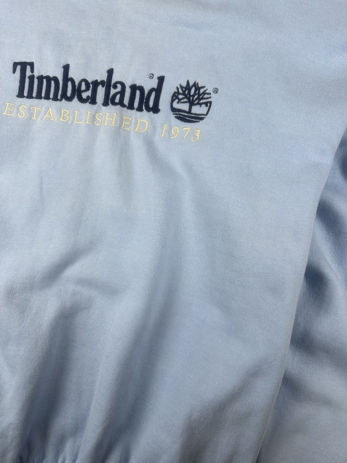Timberland Timberland Vintage Retro 90S Blue Mens Sweatshirt Size US XL / EU 56 / 4 - 9 Thumbnail