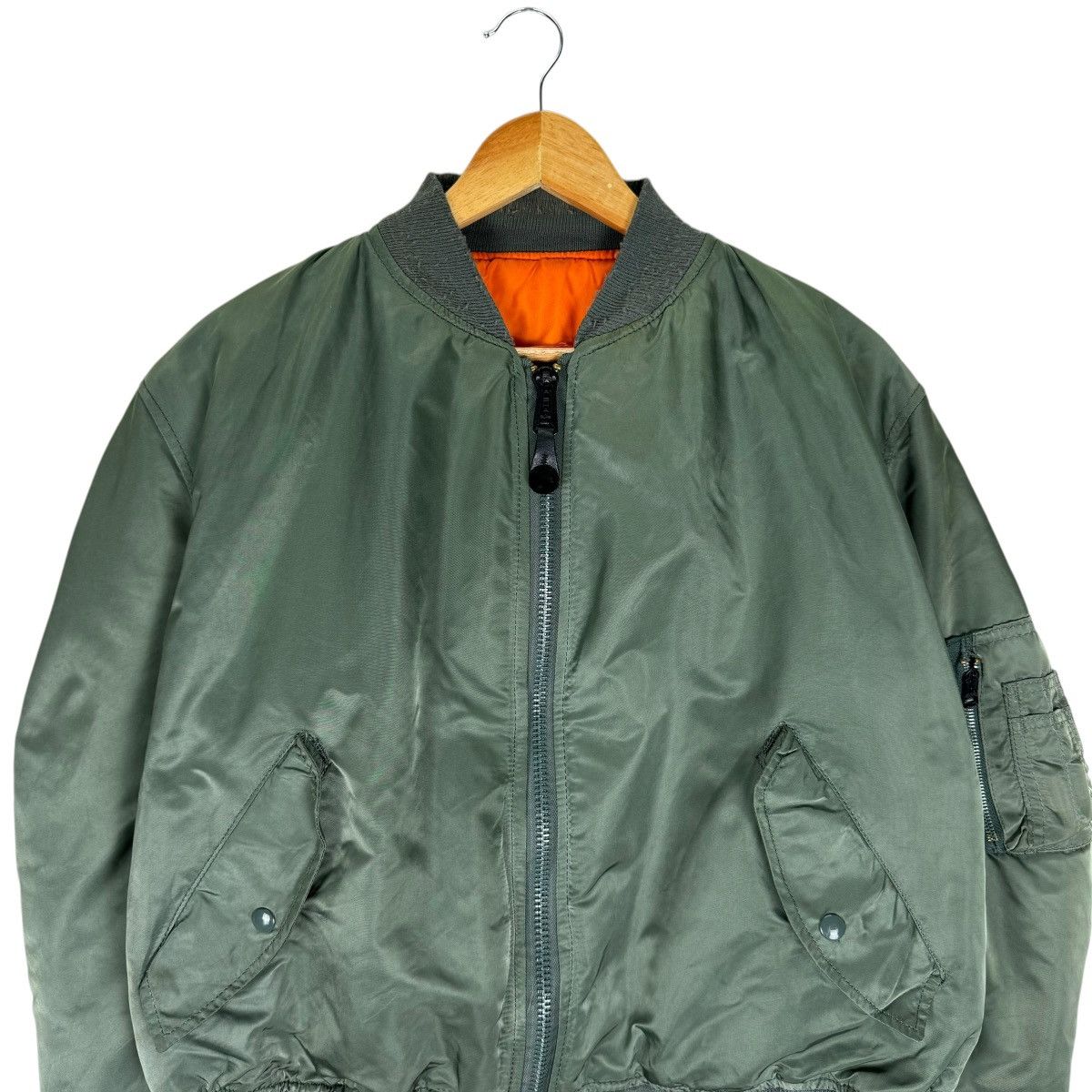 Alpha Industries 🌟ALPHA INDUSTRIES REVERSIBLE TYPE MA 1 FLYER BOMBER JACKET Size US XL / EU 56 / 4 - 6 Thumbnail