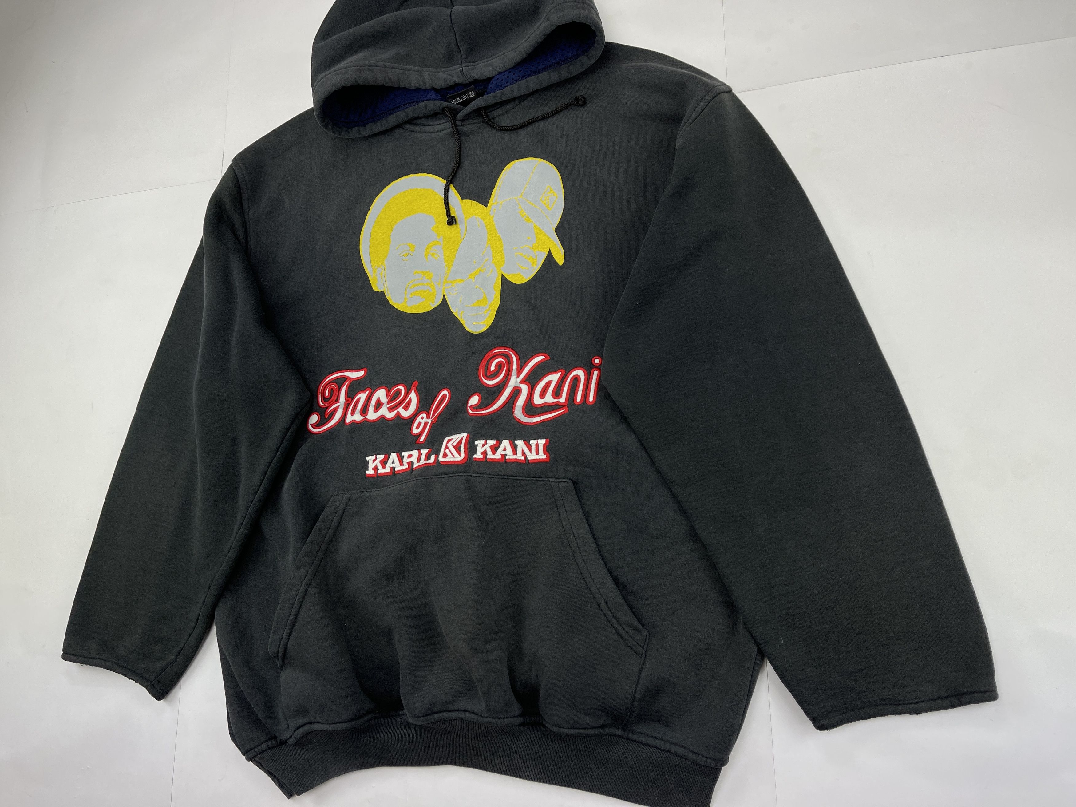 Karl Kani KARL KANI hoodie Faces of Kani vintage hip hop sweatshirt XL Size US XL / EU 56 / 4 - 3 Thumbnail