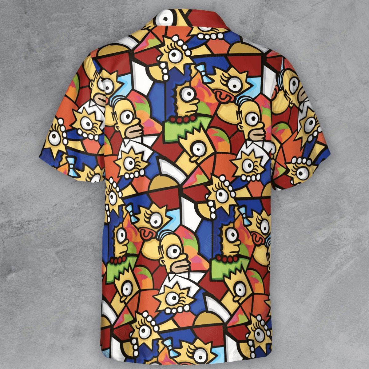 Designer × The Unbranded Brand The Simpsons Puzzle Button Down Shirt – Cartoon Shirt Size US M / EU 48-50 / 2 - 3 Thumbnail