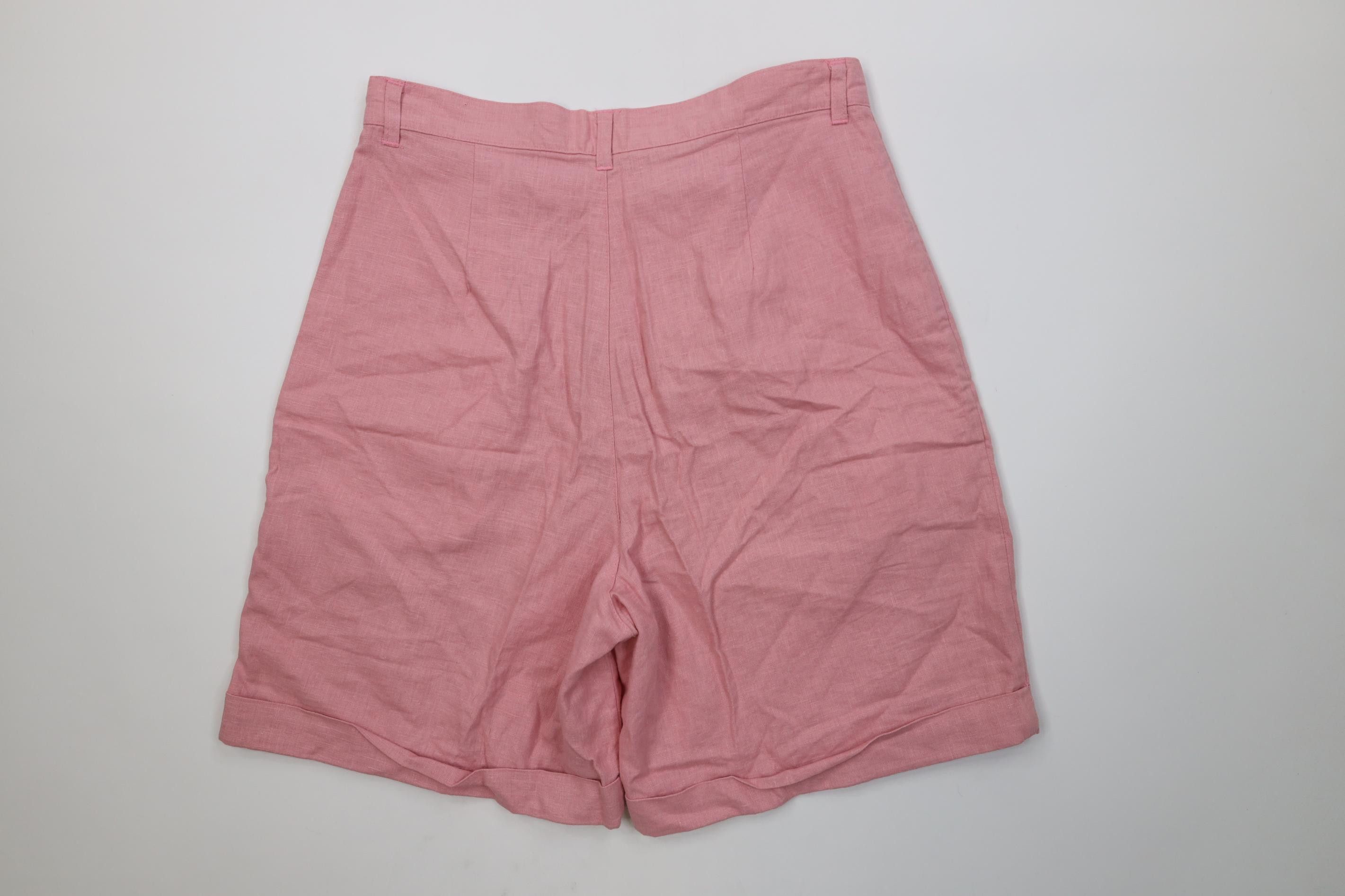 Vintage Vintage 90s Streetwear Knit Pleated Cuffed Safari Shorts Size 38" / US 16 / IT 52 - 9 Thumbnail