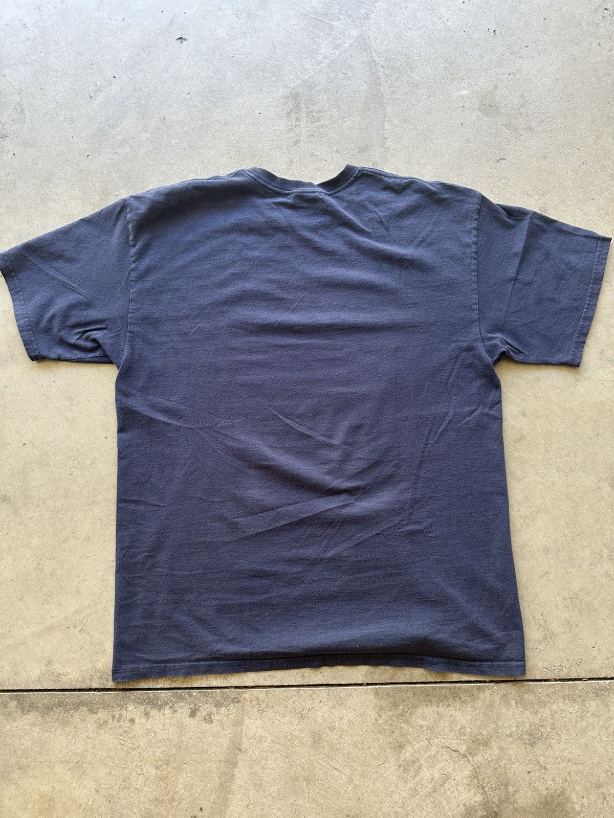 Nike Vintage 2000s Nike Navy Tee Size US L / EU 52-54 / 3 - 4 Thumbnail