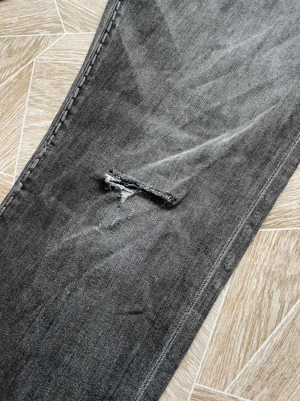 Daily Paper Y2K Japanese Designer Rap True Religion Usa Distressed Denim Size US 36 / EU 52 - 13 Thumbnail