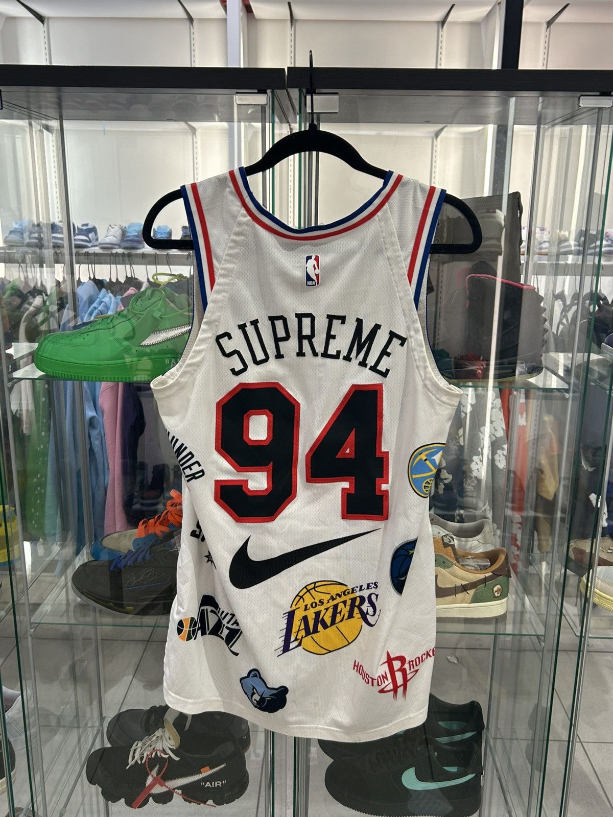 NBA × Supreme Supreme NBA team jersey white Size US M / EU 48-50 / 2 - 5 Thumbnail