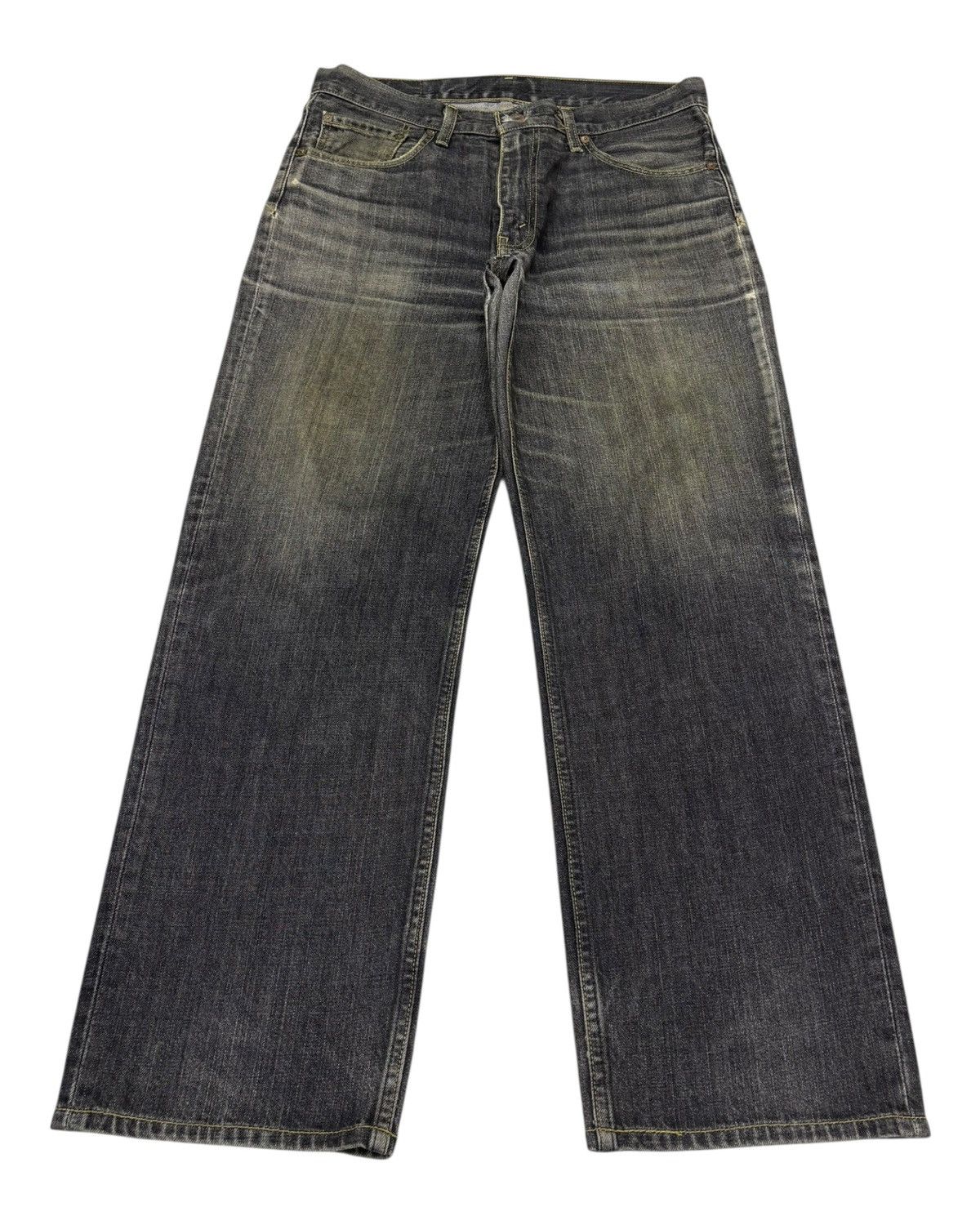 Levi's Vintage Clothing Vintage Levis 502 Rusty Black Baggy Jeans Distressed Denim Size US 34 / EU 50 - 1 Thumbnail