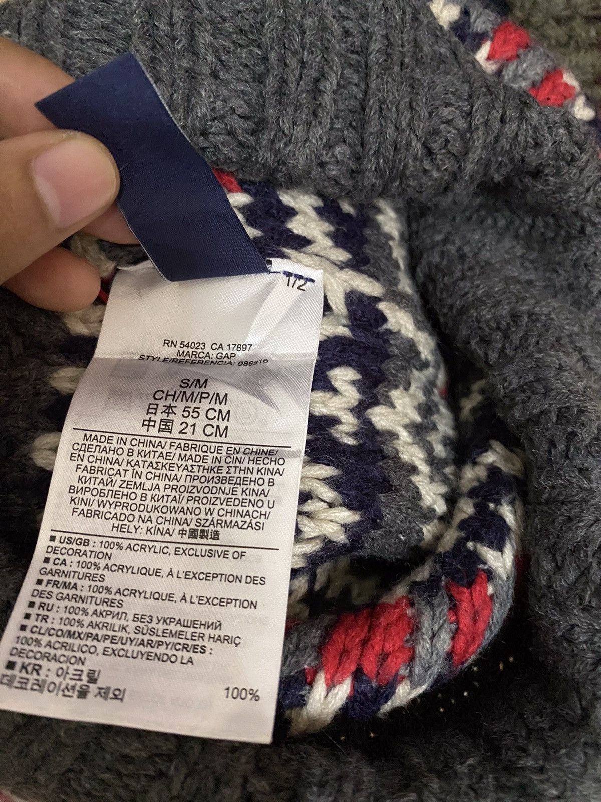 Gap × Vintage Vintage Gap Beanie Hat Size ONE SIZE - 6 Thumbnail