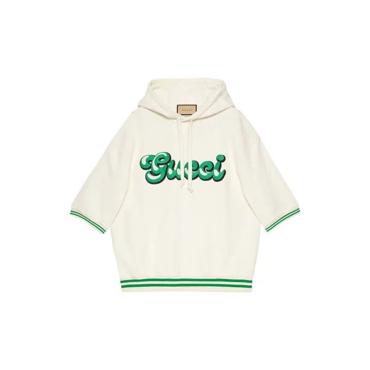 Gucci Gucci Gucci SS23 Striped Logo Embroidered Hoodie -2506 Size US XXL / EU 58 / 5 - 1 Thumbnail
