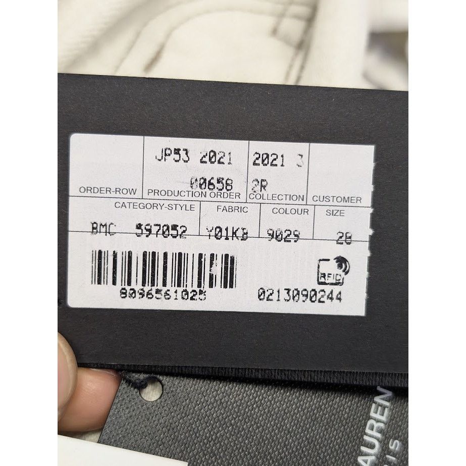 Saint Laurent Paris o1rshd1 Slim Fit Jeans in White Size US 28 / EU 44 - 18 Thumbnail