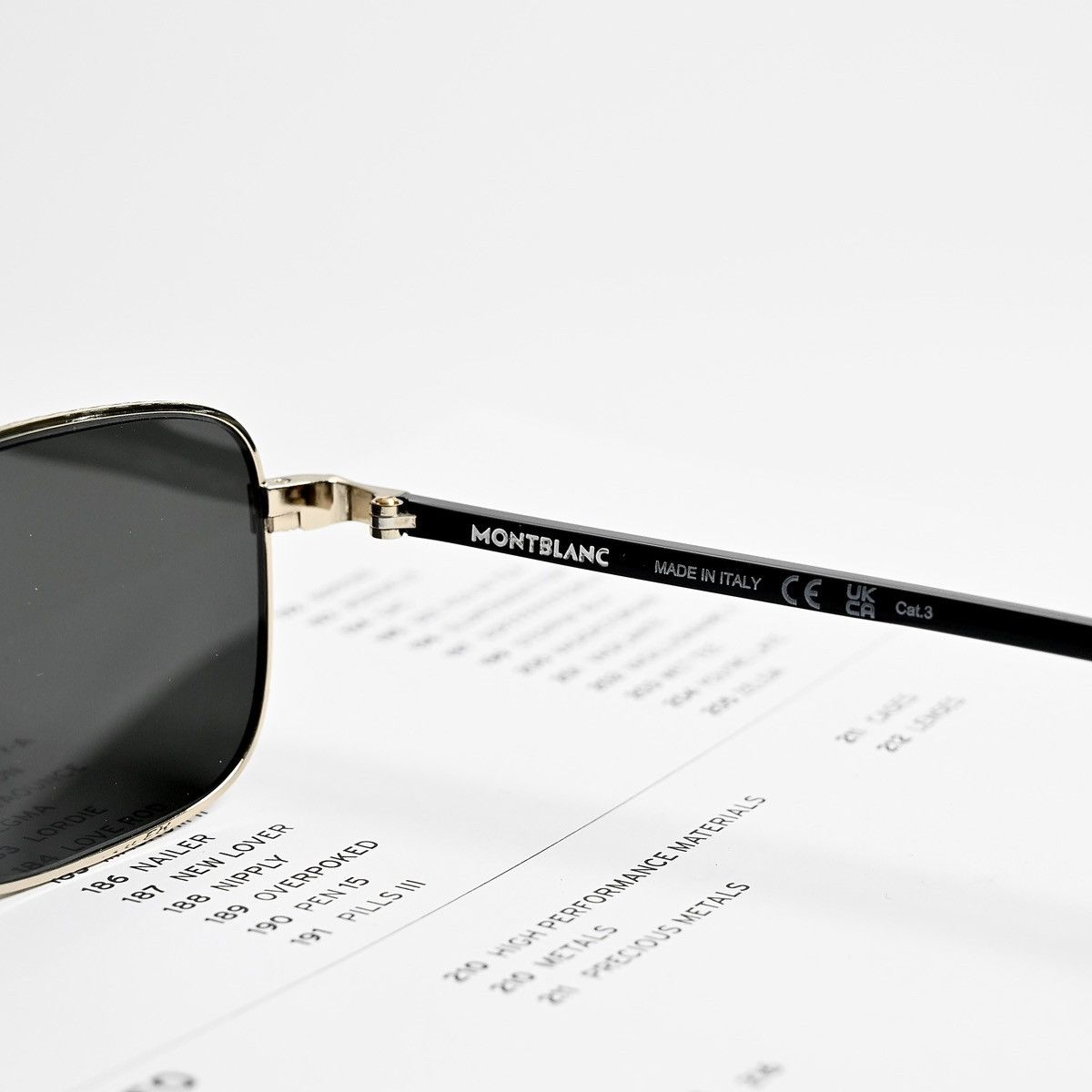 Montblanc MONBLANC MB0339S SUNGLASSES Size ONE SIZE - 5 Thumbnail