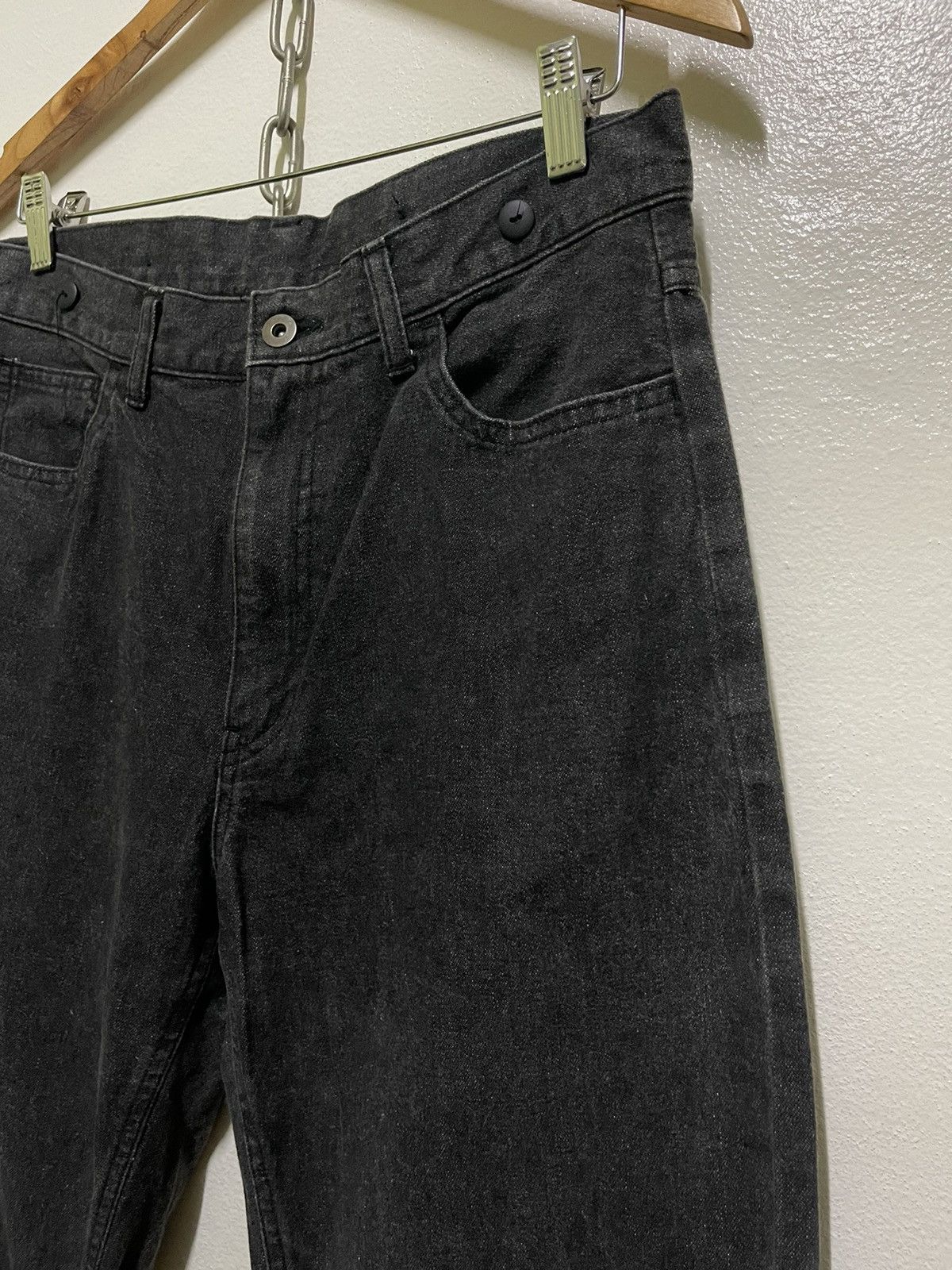 Japanese Brand Super Lovers Black Jeans Size US 31 - 5 Thumbnail