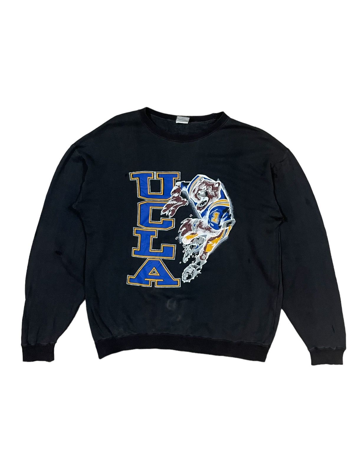 NFL Rare Vintage UCLA Bruins Football Team Distressed Sweatshirt Size US L / EU 52-54 / 3 - 3 Thumbnail